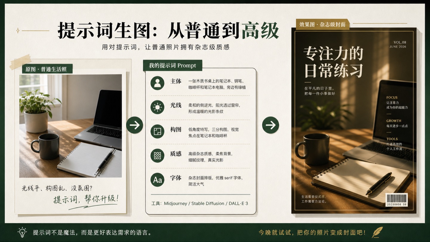提示词生图:从普通到高级