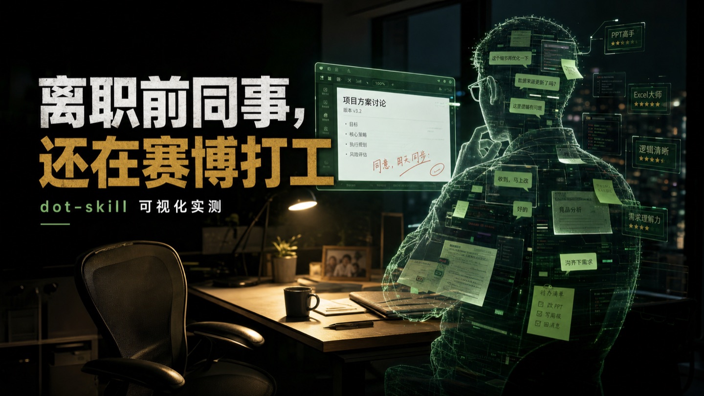 离职前同事，还在赛博打工